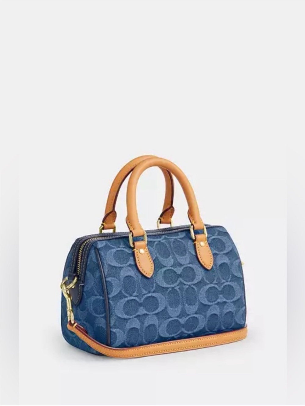 Coach Mini Rowan Crossbody Bag In Signature
Denim NWT - Picture 6 of 9